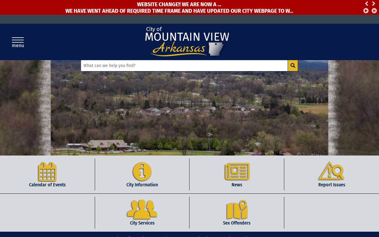 Mountain View court records and official city website