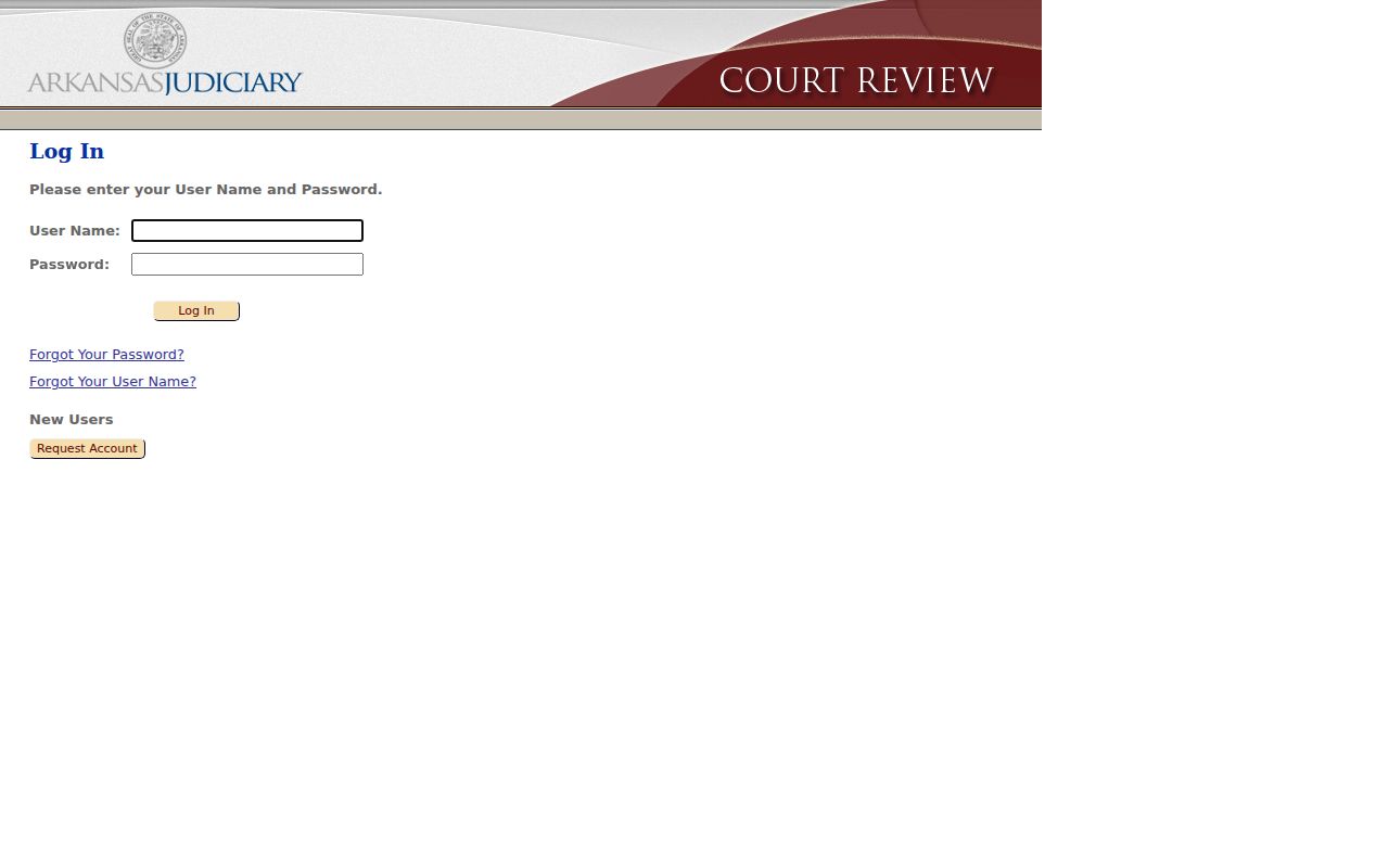 Stone County case search distinction shown by Arkansas eFlex login